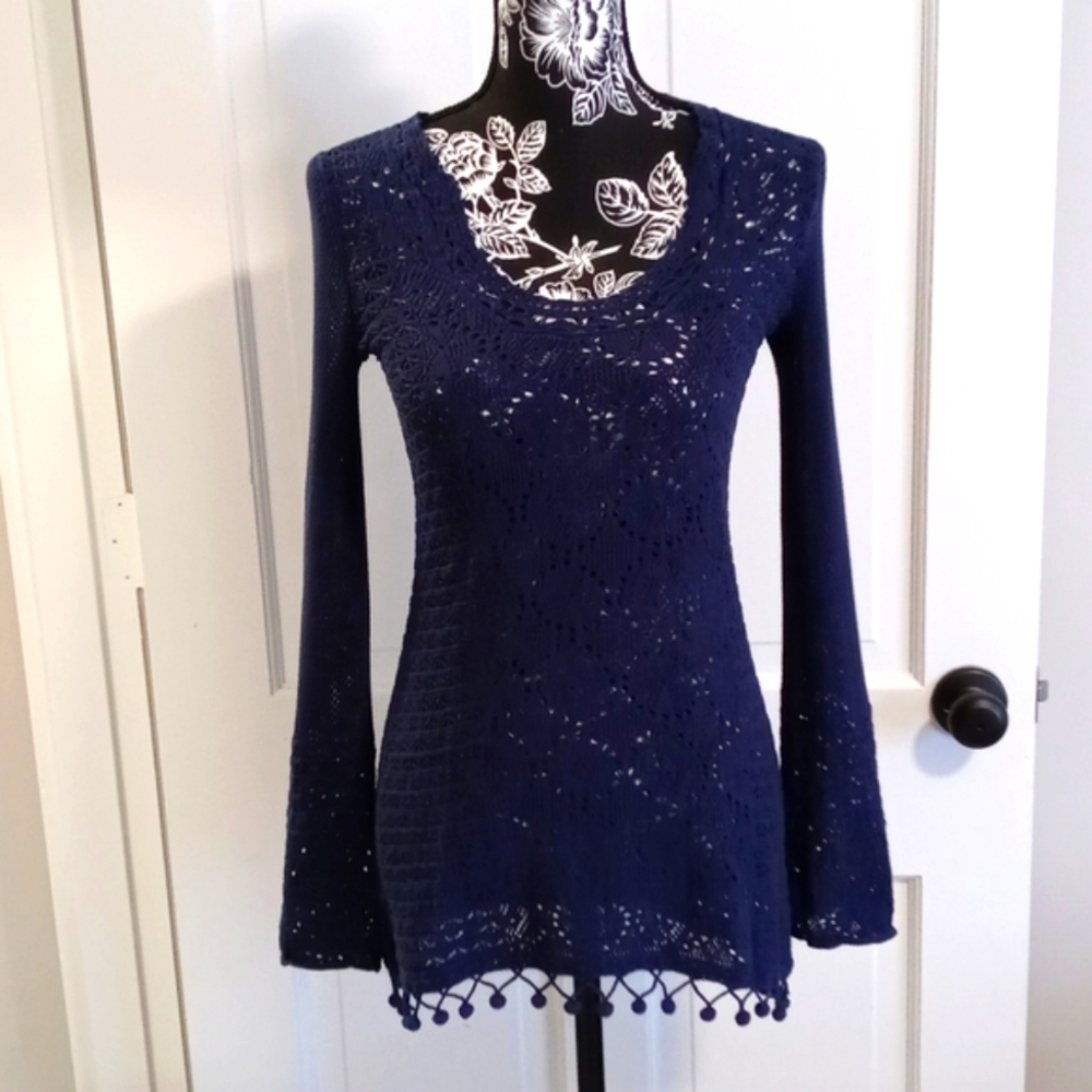 🎆Lilly Pulitzer🎆 - Athena Crochet Tunic Cover-Up Sweater